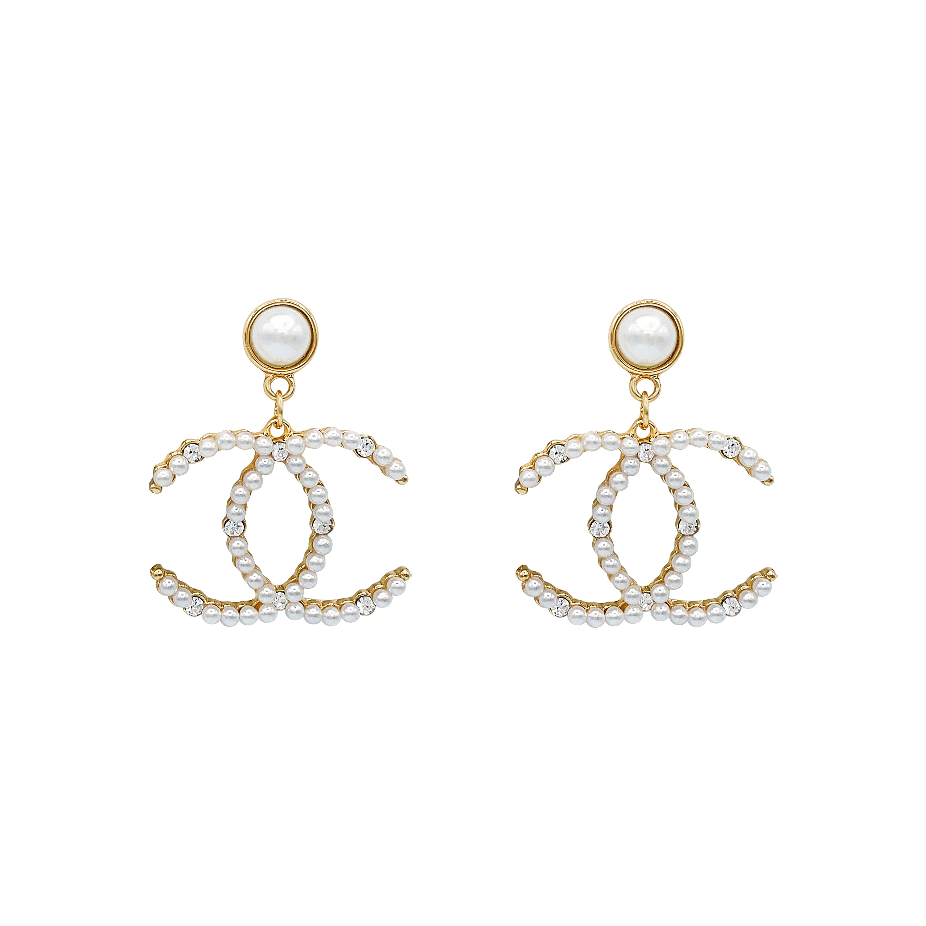 Chanel hoop earrings coco - Gem